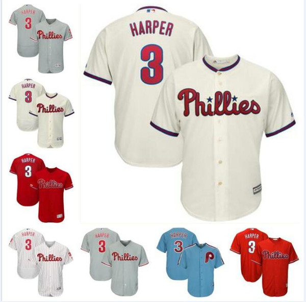 Men's Philadelphia bryce harper phillies jersey baseball jerseys custom blank home official cool flex base spring jersey 4Lenny Dykstra