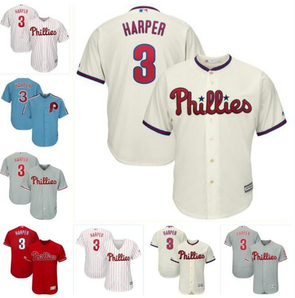 Philadelphia bryce harper phillies jersey baseball jerseys custom cheap shirts cheap cool flex base spring jersey Larry Bowa mens youth