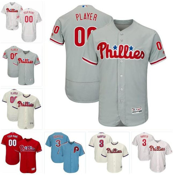 Philadelphia bryce harper phillies jersey baseball jerseys custom cheap shirts cheap cool flex base spring jersey Jim Bunning womens men