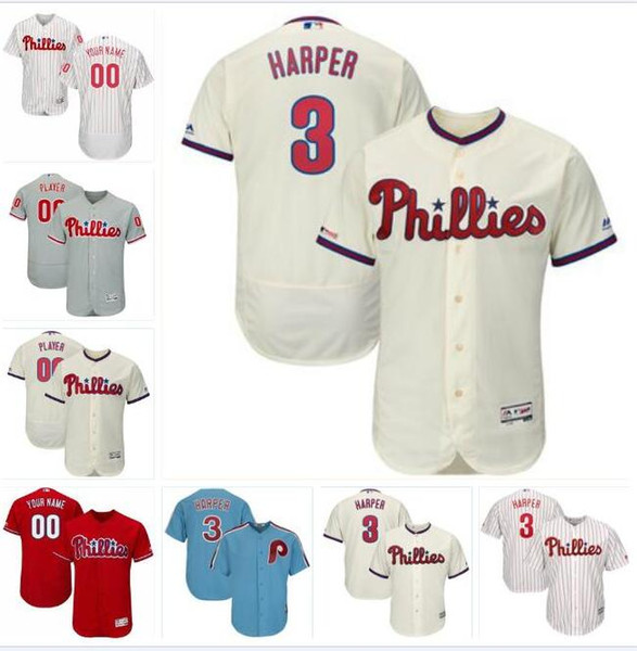 Philadelphia bryce harper phillies jersey baseball jerseys customized blank official cool flex base spring jersey Darren Daulton womens game