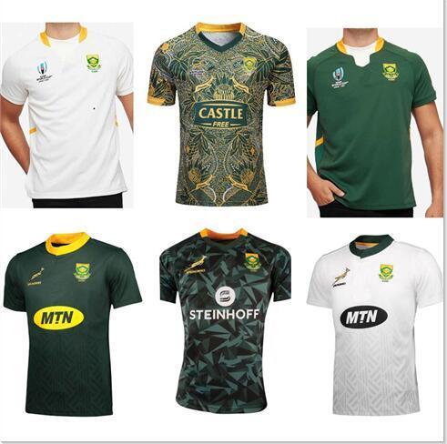 Hot sales 2019 2020South Africa 100 years rugby Jersey shirt South African national team rugby jerseys shirts 100th Anniversary jersey s-3xl