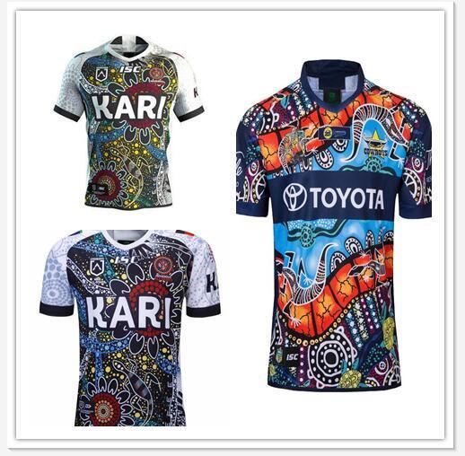 Native camouflage Cowboy INDIGENOUS rugby Jerseys 2018 2019 National Rugby League l Jersey COWBOY indigenous shirt s-3XL