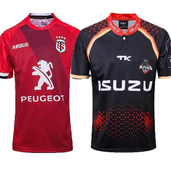 Hot sales new 2019 Toulouse Rugby Jersey 18 19 Toulouse Rugby Jersey Sportswear King super rugby suit size S-3XL