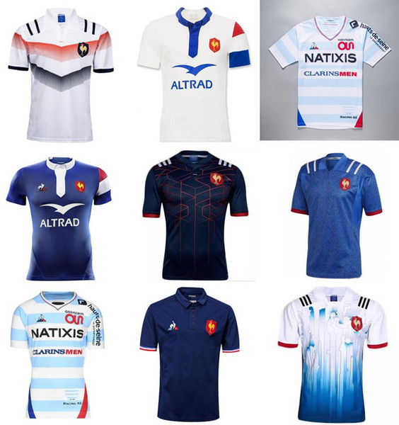 Best Quality 2018 2019 new French Rugby Jerseys 18 19 French Shirt League jersey Casual clothes s-3xl