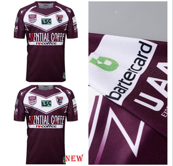 1819 Burleigh Bears Rugby INTRUST SUPER CUP 2018 2019 Redcliffe Dolphins Rugby Jerseys League jersey Redcliffe Dolphins size S-M-L-XL-3XL