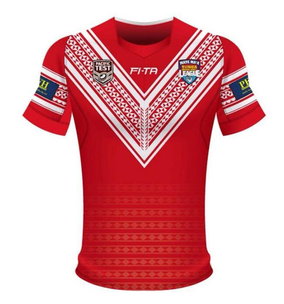 Tonga 2019 Mens Players Training Singlet TONGA NATIONL LEAGUE PACIFIC TEST Rugby Jerseys shirt national team League jersey S-3XL