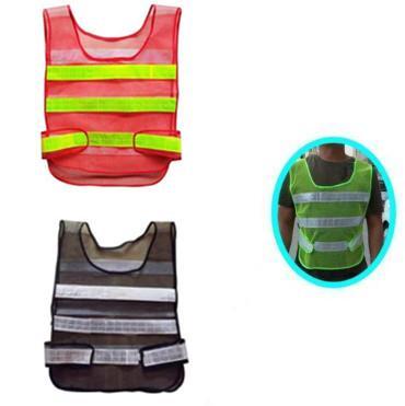 3 Colors Safety Reflective Vest Hollow Grid Vest High Visibility Safety Working Construction Running Jackets CCA10953 200pcs