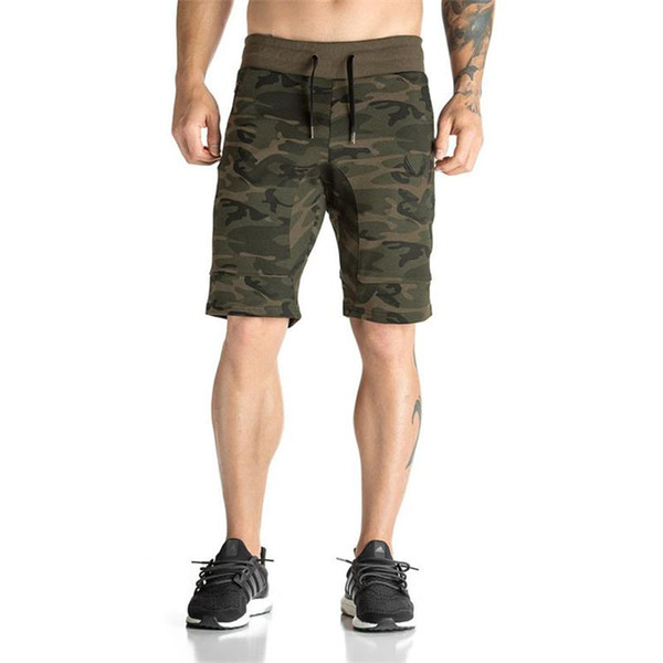 2018 New Quick Dry Mens Camouflage shorts Men Board Short Sport Surf Beach Short for Men Athletic Marathon Running Gym