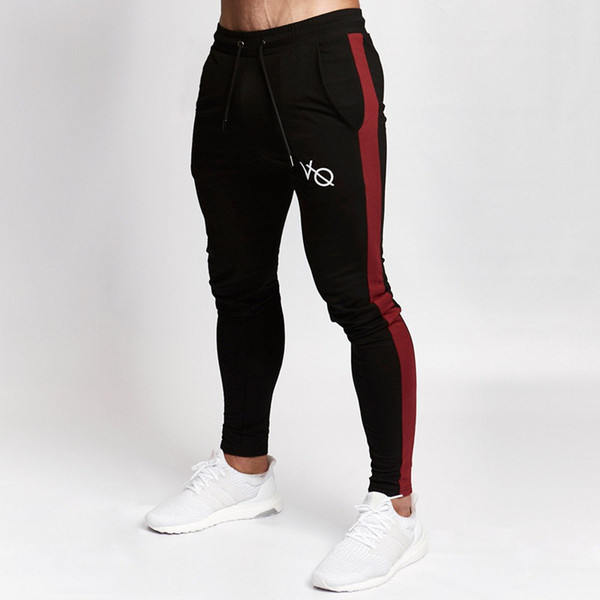 2018 Autumn New Mens Jogger Sweatpants Man Running Sports Workout Training Trousers Male Gym Fitness Bodybuilding Brand Pants