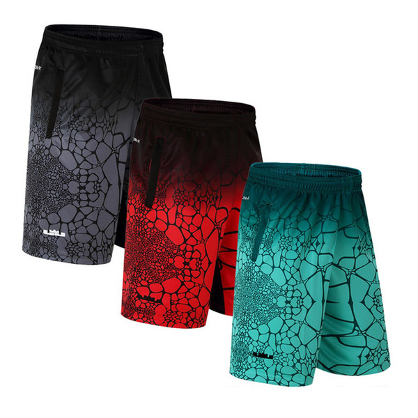 Basketball sports shorts men breathable thin section quick-drying running fitness short loose shorts