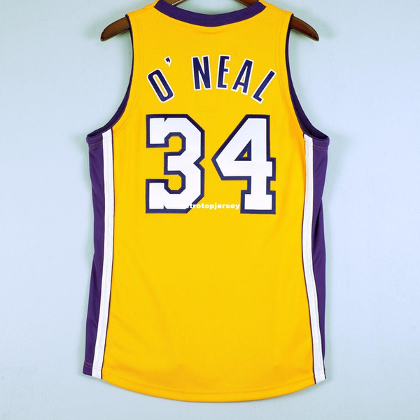 100% Stitched Shaquille O'Neal Mitchell Ness wholesale Finals Jersey Mens Vest Size XS-6XL Stitched basketball Jerseys Ncaa