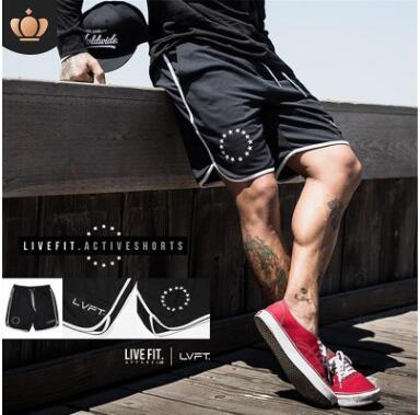 sport shorts mens Jogger sweatpants gyms Bodybuilding slim fit high quality compression Quick drying splice mens shorts