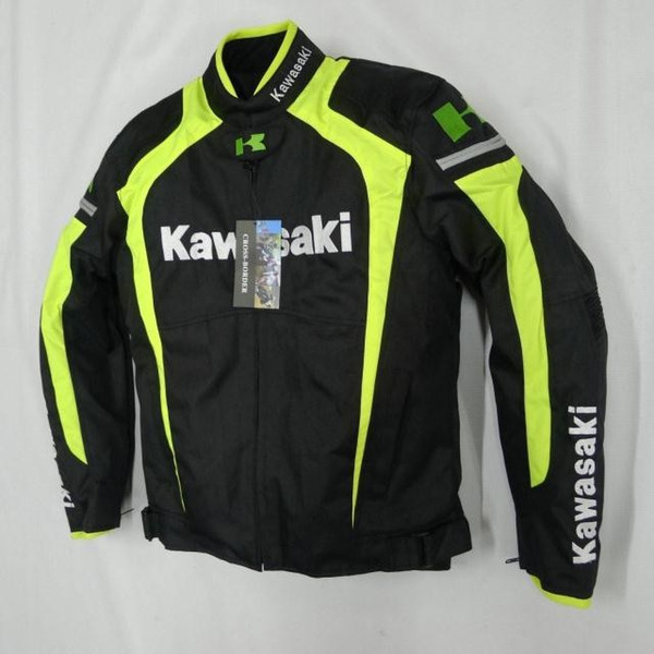 2016 new style kawasaki breathable Running jackets/motorcycle jackets/race jackets/knight off-road jackets/motorcycle clothing windproof k-