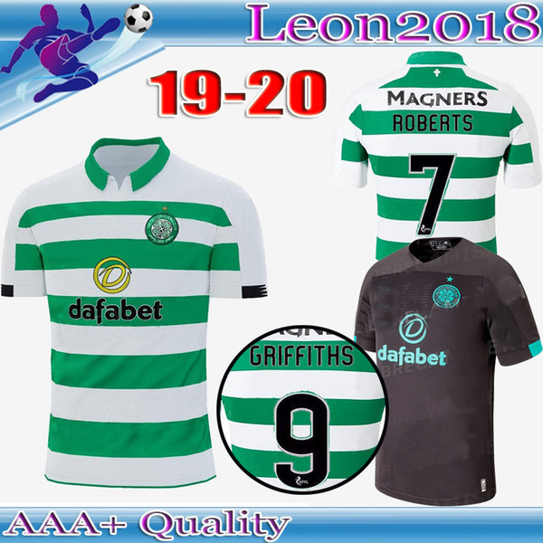 19 20 Home Soccer Jersey Away Celtic Griffiths dembele Sinclair Rogic McGregor Roberts Forrest Football jerseys shirt