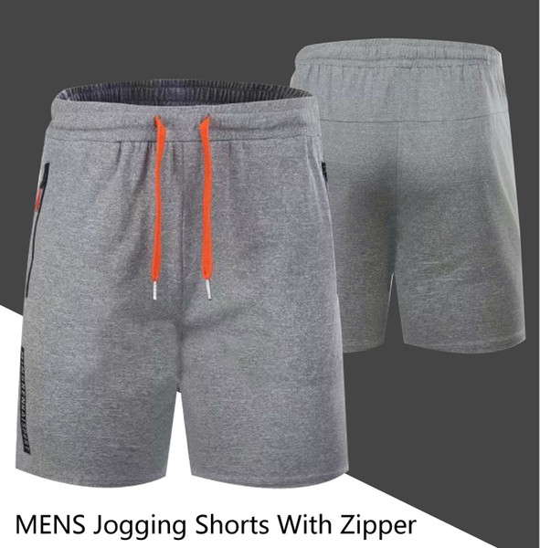 Mens Jogger Athletic Gym Sweat Shorts Cotton Casual Lounge Jersey Shorts with Pockets Elastic Drawstring Waist