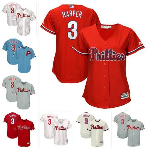 Philadelphia bryce harper phillies jersey baseball jerseys customized blank official cool flex base spring jersey Odubel Herrera Cream 4xl