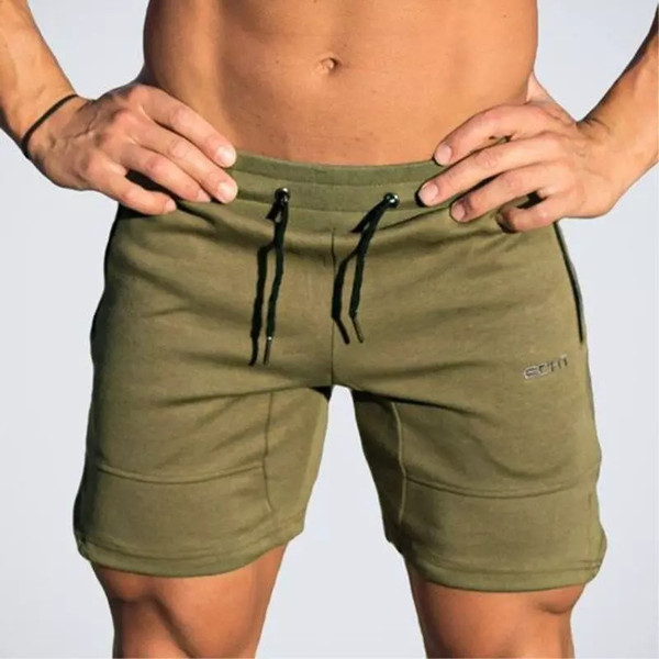 free shipping Brand Running Shorts Men Run Jogging Sports Bodybuilding Sweatpants Fitness Gym Cotton Crossfit Shorts Mens Beach Short Pants