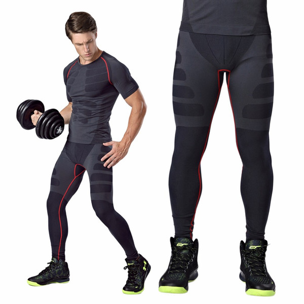 ARRIVAL Comfortable Men Sport Running Tight Slim Pants Long Leggings Under Trouser