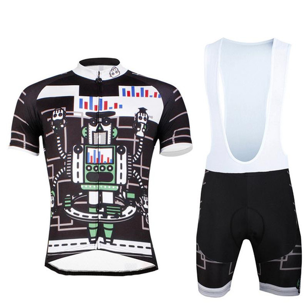 Heilsa Short-sleeved Shirt Pants Bib Suit Outdoor Bicycle Clothing Bicycle Running Equipment