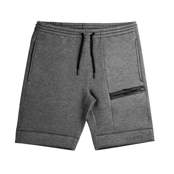 New Arrival Fitness Shorts/Sports Running Shorts Men /Cotton Zipper Joggers Jogging Sweatpants/gym shorts men/Workout Short Pant