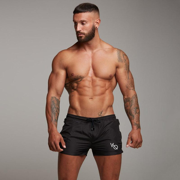 Mens Gym Fitness Brand Shorts Man Bodybuilding Run Jogging Workout Training Male 2018 New Summer Cool Black Short Sweatpants