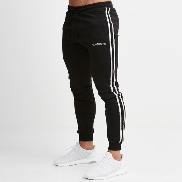Male Training Pants Running Basketball Breathable Pants Men With Zipper Pocket Man's Trousers