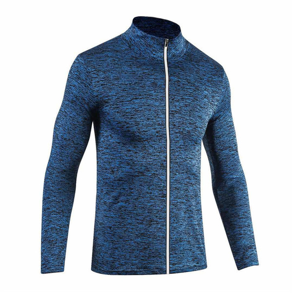 2018 Men Running Jackets Fitness Sports Coat Football Training Gym Thin Breathable Quick Dry WomenSport Coat