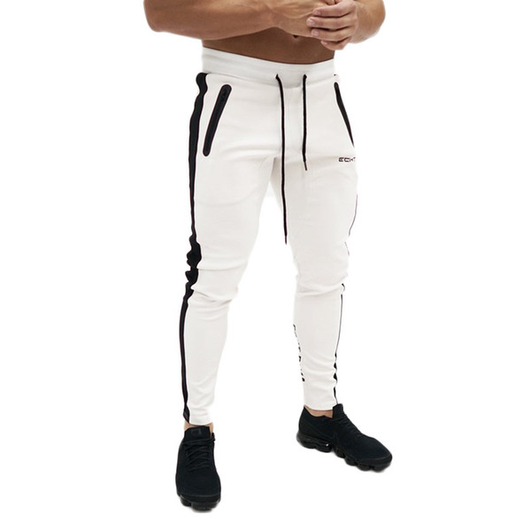 New Mens Running Pants Jogging Pants Men Slim Bottoms Football Training Sweatpants Gym Sport Compression Exercise Trousers