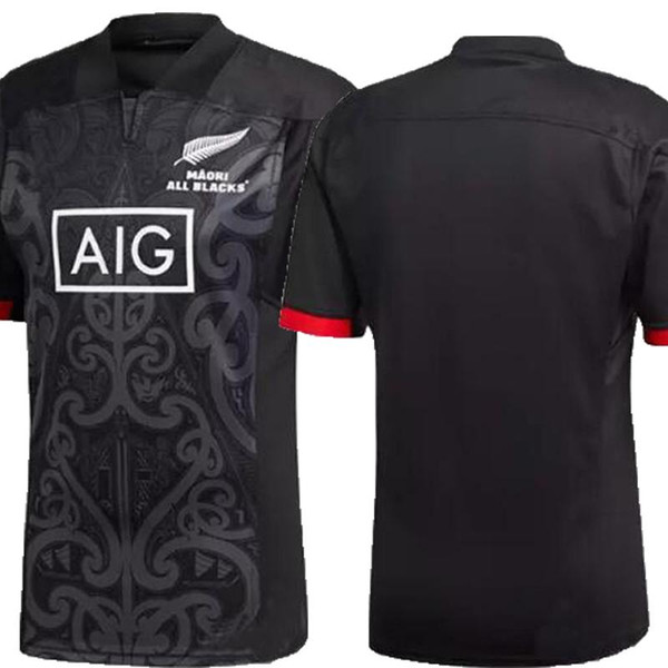 AAA+2019 new Maori All Blacks Jersey New Zealand All Blacks Maori Performance Tee Shirt Super Rugby League shirts s-3xl