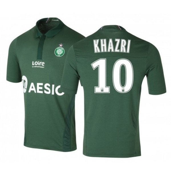 2018 19 Saint-Étienne soccer jersey ligue 1jerseys 18 19 KHAZRI DIONY SALIBUR SELNAES home football shirts maillot de foot Running Jerseys