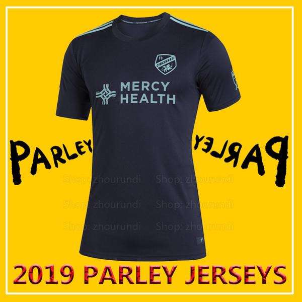 2019 FC Cincinnati Parley soccer jerseys Oceans Parley jersey 2019 FC Cincinnati x MLS x Parley eco-friendly jerseys Running Jerseys XXS-4XL