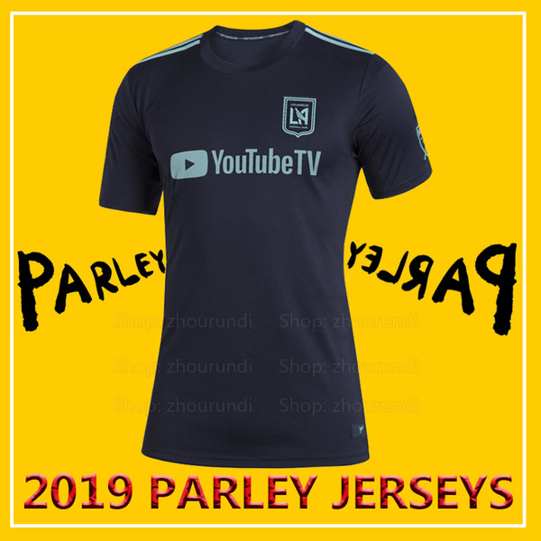 2019 Los Angeles FC Parley soccer jerseys LAFC soccer jersey 2019 Los Angeles FC x MLS x Parley eco-friendly jerseys Running Jerseys XXS-4XL