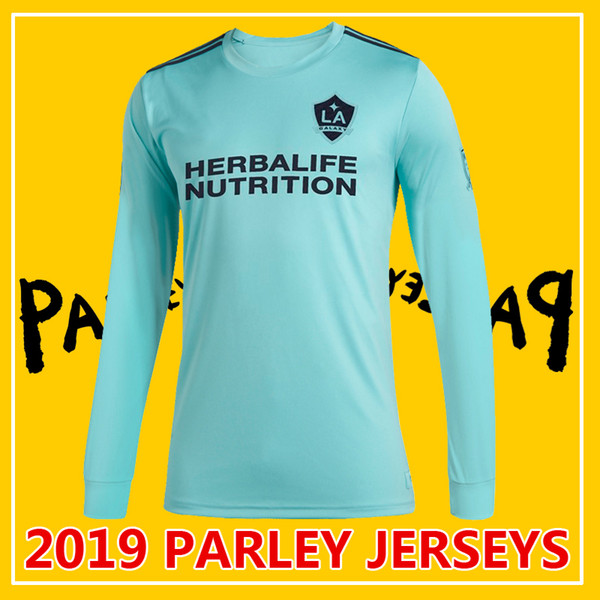 2019 Parley MLS Los Angeles Galaxy Long sleeve soccer jerseys Football shirt 19 20 MLS Parley LA Galaxy Long sleeve jerseys