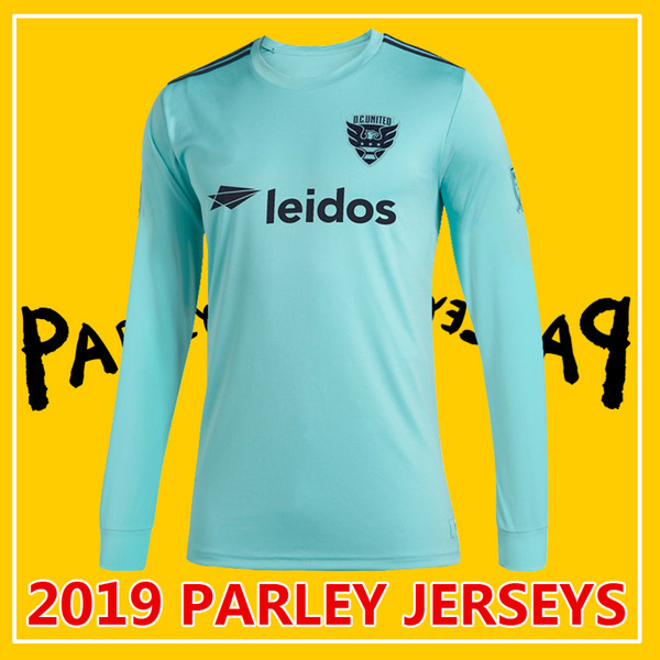 2019 Parley MLS DC United Long sleeve soccer jerseys Football shirt 19 20 MLS Parley DC United Long sleeve soccer jerseys Parley Longsleeve