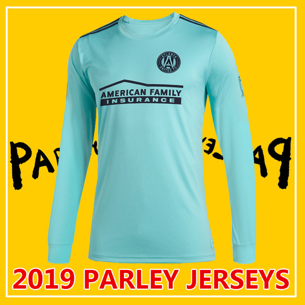 2019 Parley MLS Atlanta United FC Long sleeve soccer jerseys MARTÍNEZ Football shirt 19 20 MLS Parley Atlanta United Long sleeve jerseys