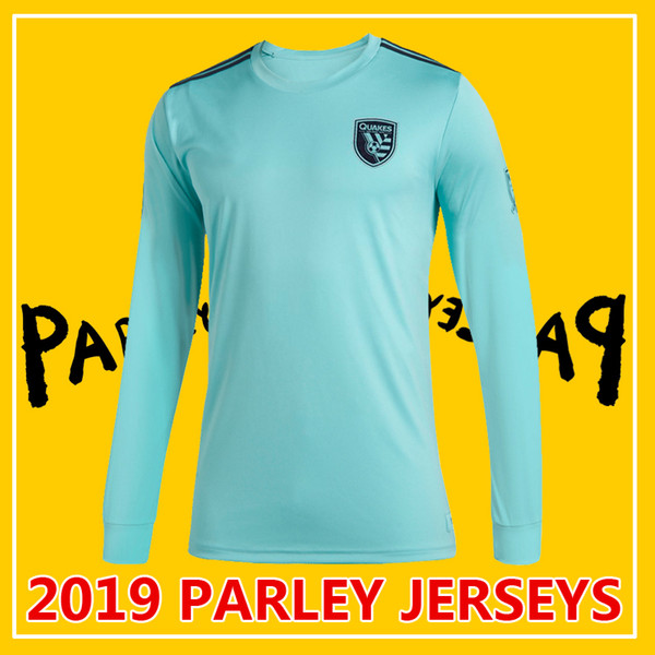 2019 Parley MLS San Jose Earthquakes Long sleeve soccer jerseys Football shirt 19 20 MLS Parley San Jose Earthquakes Long sleeve jerseys