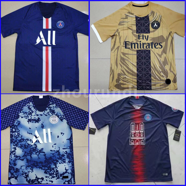 19 20 New Paris mbappe soccer jersey 2018 2019 20 psg CAVANI PSG survetement maillot de foot customiz football shirts Men's casual shirt