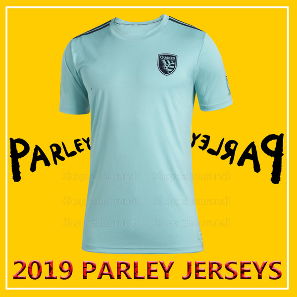 2019 San Jose Earthquakes Parley soccer jerseys 2019/20 San Jose Earthquakes x MLS x Parley eco-friendly jersey Running Jerseys XXS-4XL