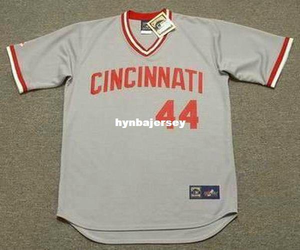 Cheap Custom ERIC DAVIS Cincinnati Stitched 1990 Majestic Cooperstown Away Baseball Jersey Retro Mens Jerseys Running