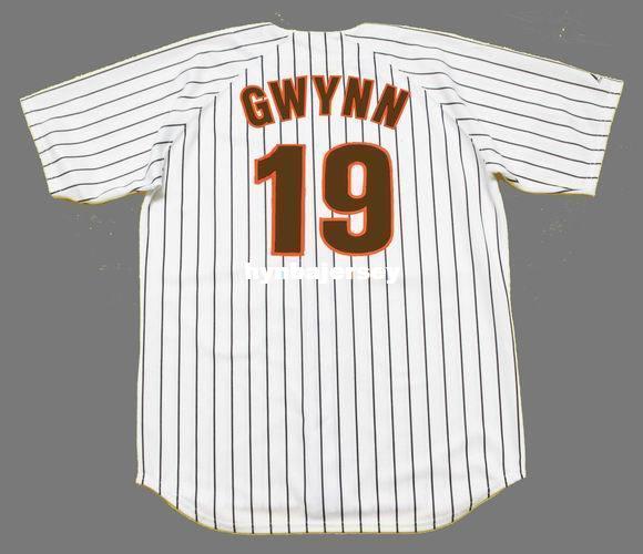 Cheap Custom TONY GWYNN San Diego Stitched 1989 Majestic Cooperstown Home Baseball Jersey Retro Mens Jerseys Running