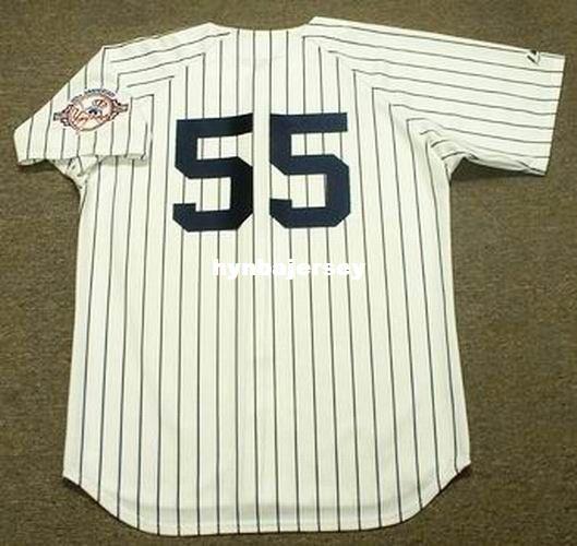 Cheap Custom #55 HIDEKI MATSUI New York Stitched 2003 Majestic Cooperstown Home Baseball Jersey Retro Mens Jerseys Running