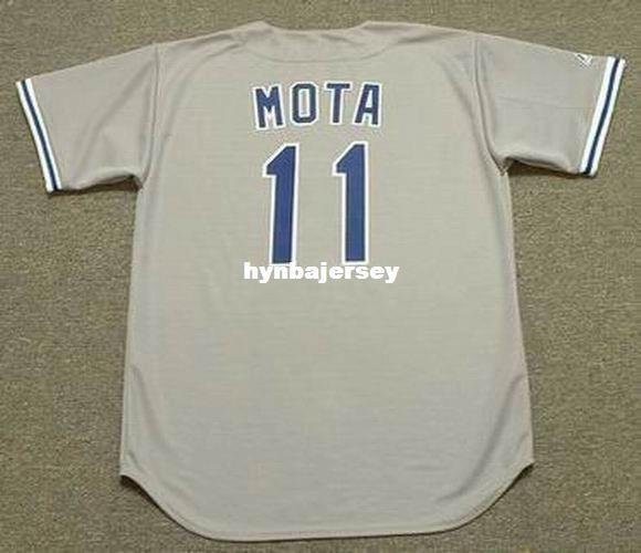 Cheap Custom MANNY MOTA Los Angeles Stitched 1978 Majestic Vintage Away Baseball Jersey Retro Mens Jerseys Running