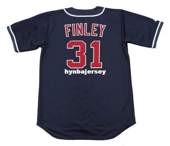 Cheap Custom CHUCK FINLEY California Stitched 1995 Majestic Vintage Baseball Jersey Retro Mens Jerseys Running