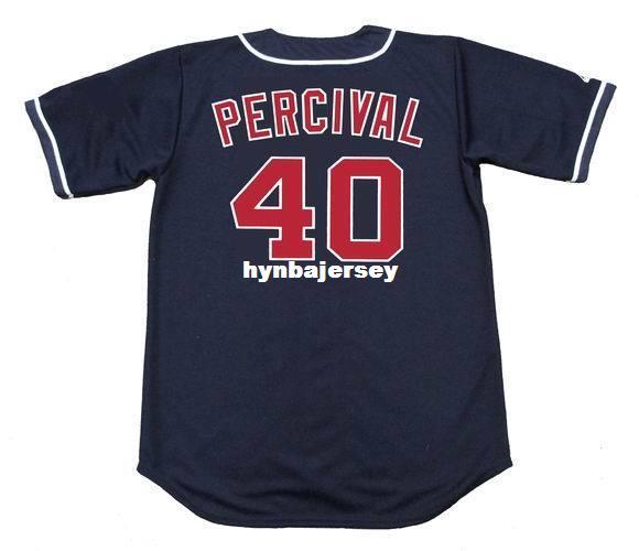 Cheap Custom TROY PERCIVAL California Stitched 1995 Majestic Vintage Baseball Jersey Retro Mens Jerseys Running