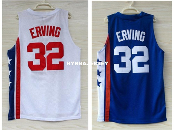 Cheap #32 Julius Erving Basketball Jersey Stitched Julius Erving Retro Basketball Jerseys Retro Julius Erving Jersey FJ011 Ncaa College