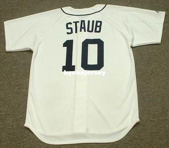 Cheap Custom RUSTY STAUB Detroit Stitched Majestic Vintage Home Baseball Jersey Retro Mens Jerseys Running