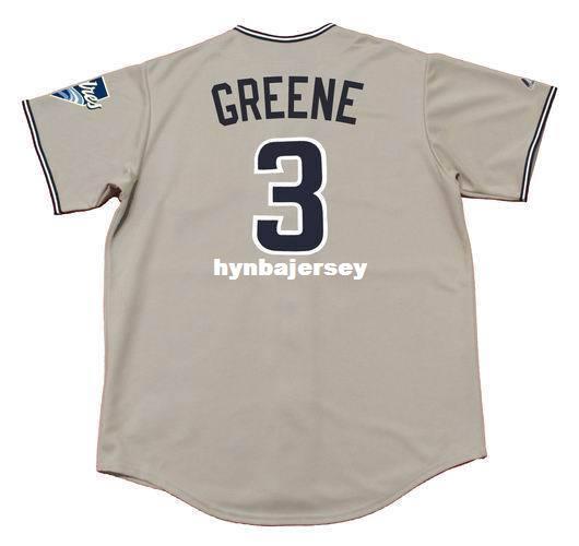 Cheap Custom KHALIL GREENE San Diego Stitched 2004 Majestic Vintage Away Baseball Jersey Retro Mens Jerseys Running