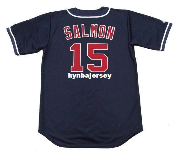 Cheap Custom TIM SALMON California Stitched 1995 Majestic Vintage Alternate Baseball Jersey Retro Mens Jerseys Running