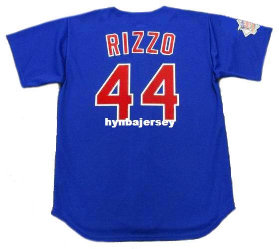 Cheap Custom ANTHONY RIZZO Chicago Stitched Majestic Alternate Baseball Jersey Retro Mens Jerseys Running