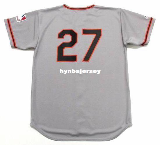 Cheap Custom JUAN MARICHAL San Francisco Stitched 1969 Majestic Vintage Away Baseball Jersey Retro Mens Jerseys Running